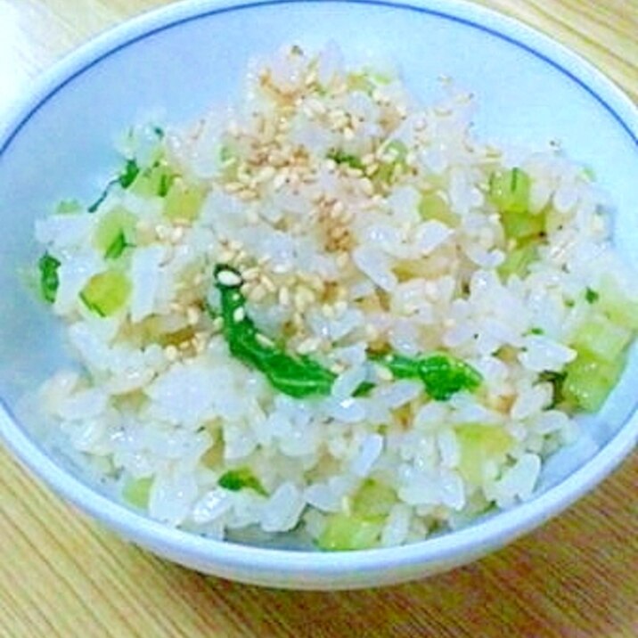 ★★カブの葉とカツオ節で菜飯★★